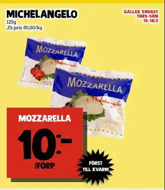 MatArket mozzarella erbjuda