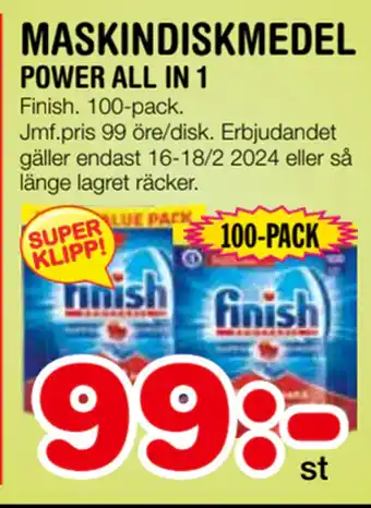 Nya Pulsen MASKINDISKMEDEL erbjuda