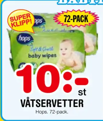 Nya Pulsen VÅTSERVETTER erbjuda