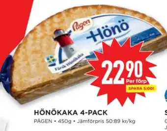 Willys HÖNÖKAKA 4-PACK erbjuda