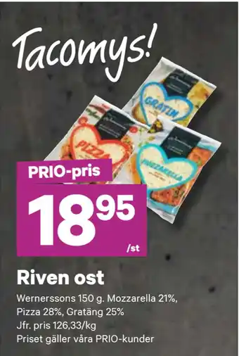 minmatbutik Riven ost erbjuda