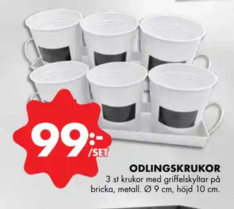 ÖoB ODLINGSKRUKOR erbjuda