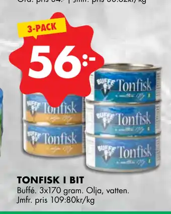 ÖoB TONFISK I BIT erbjuda