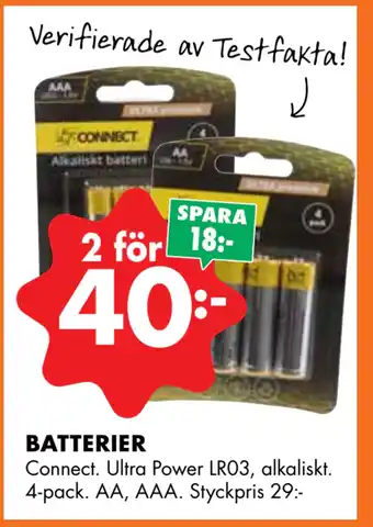 ÖoB BATTERIER erbjuda