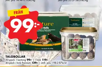 ÖoB TALGBOLLAR erbjuda