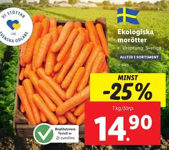 Lidl Ekologiska morötter erbjuda