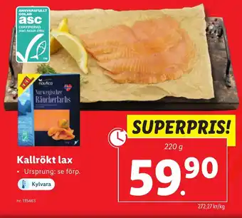 Lidl Kallrökt lax erbjuda