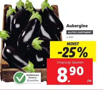 Lidl Aubergine erbjuda