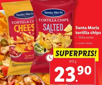 Lidl Santa Maria tortilla chips erbjuda