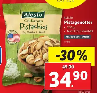 Lidl Pistagenötter erbjuda