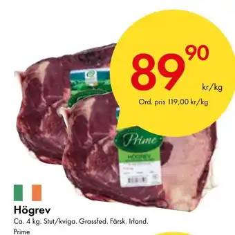 Snabbgross Högrev erbjuda