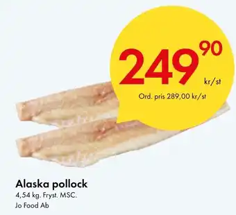 Snabbgross Alaska pollock erbjuda