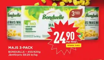 Willys MAJS 3-PACK erbjuda