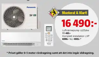 Bauhaus Luftvärmepump cz25zke erbjuda