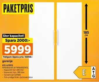 Power KYL & FRYS RP619EEW5 & FNP619EEW5L erbjuda