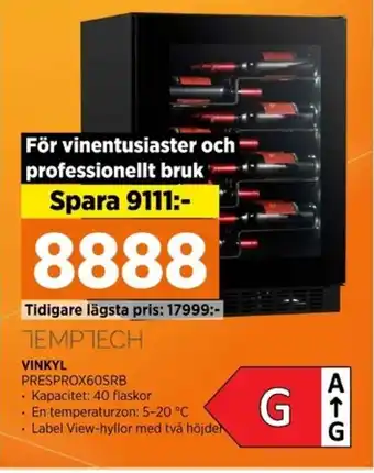 Power VINKYL PRESPROX60SRB erbjuda