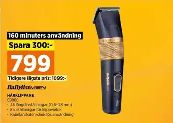 Power HÄRKLIPPARE E986E erbjuda