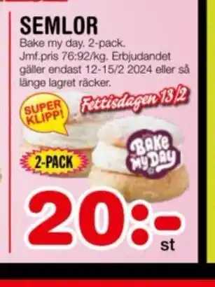 Nya Pulsen SEMLOR erbjuda