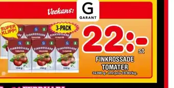 Nya Pulsen FINKROSSADE TOMATER erbjuda