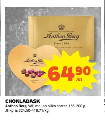 Coop CHOKLADASK erbjuda