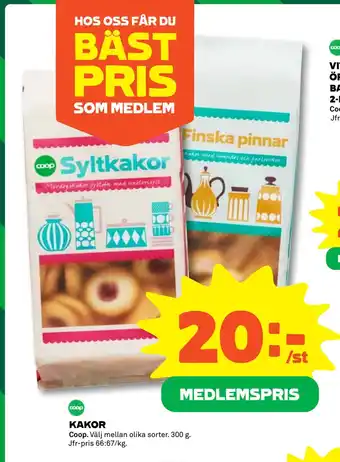 Coop KAKOR erbjuda