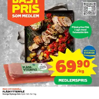 Coop FLÄSKYTTERFILÉ erbjuda