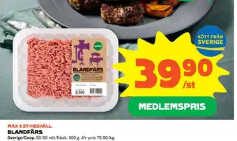 Coop BLANDFÄRS erbjuda