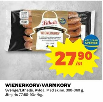 Coop Lithells Varmkorv erbjuda