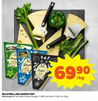 Coop Skånemejerier Prästost erbjuda