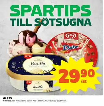 Coop GB Daim Glass erbjuda