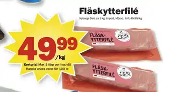 Pekås Fläskytterfilé erbjuda