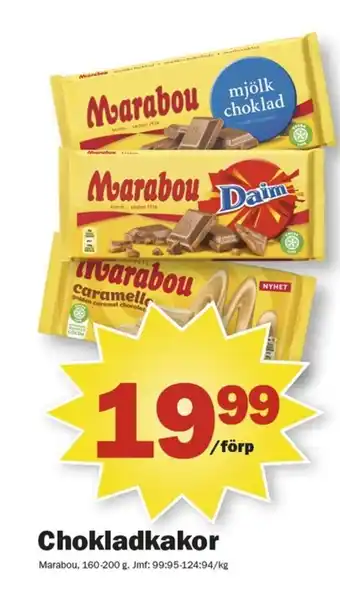 Pekås Chokladkakor erbjuda