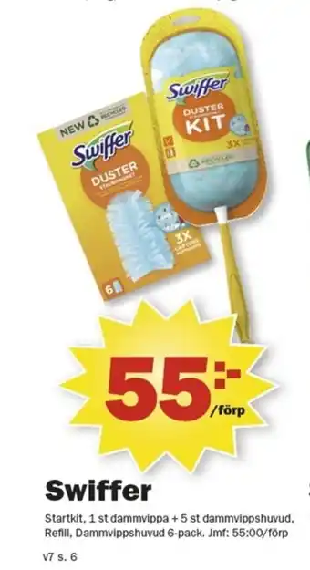 Pekås Swiffer erbjuda