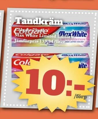 Bonum Matmarknad Tandkräm erbjuda