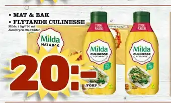 mat & bak • flytande culinesse