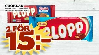 Bonum Matmarknad Choklad erbjuda