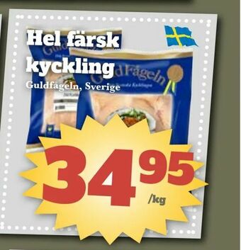 Bonum Matmarknad Hel färsk kyckling erbjuda