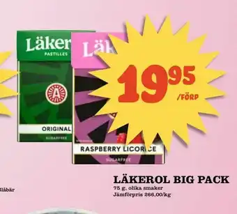 Bonum Matmarknad Läkerol big pack erbjuda