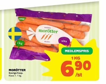 Coop Morötter erbjuda
