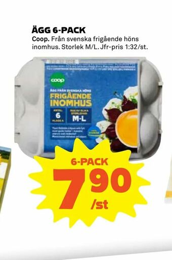 Coop Ägg 6-pack erbjuda
