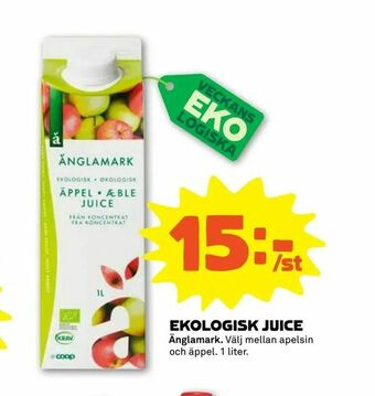 Coop Forum Ekologisk juice erbjuda