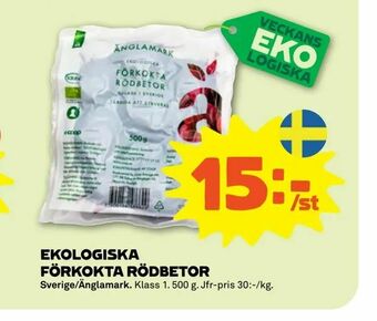 Coop Forum Ekologiska förkokta rödbetor erbjuda