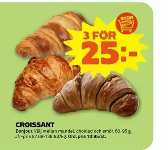 Coop Forum Croissant erbjuda