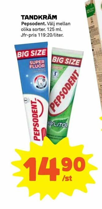 Coop Extra Tandkräm erbjuda