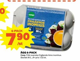 Coop Extra Ägg 6-pack erbjuda