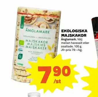 Coop Extra Ekologiska majskakor erbjuda