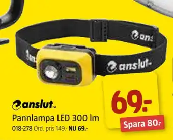 Jula Anslut pannlampor erbjuda