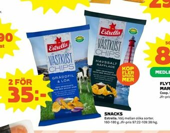 Coop Extra Snacks erbjuda