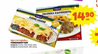 Coop Extra Färdigrätter erbjuda