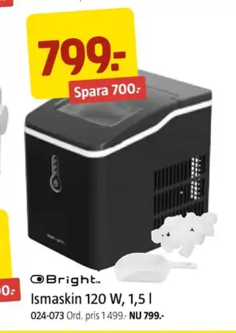 Jula Bright ismaskin erbjuda